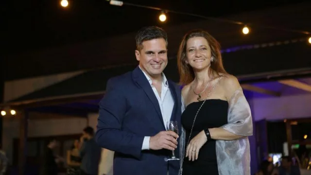 Alejandro Carrizo y su esposa, presentes