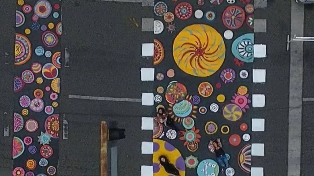 Conocé la obra de arte urbana más grande del país 