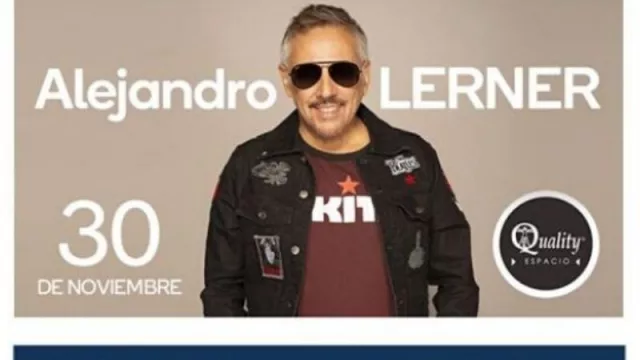 Vuelve Lerner y -con Macro- podés estar ahí (este sábado 30 en Quality Espacio)