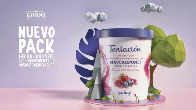 Grido con nuevos potes ecológicos (by HelloBrand y Athika) 