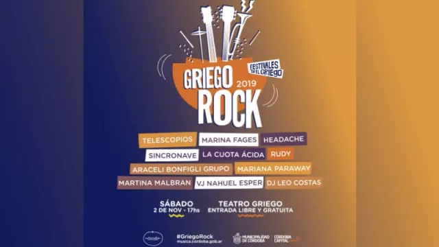 Con novedades, se viene el Griego Rock