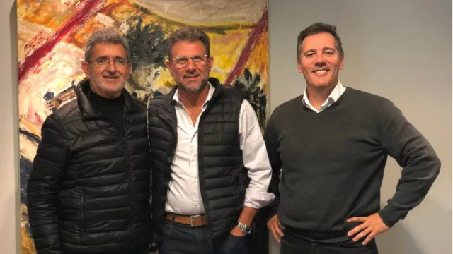 Roque Lenti, Manuel San Pedro y Rafael Faucher, directores de GNI.