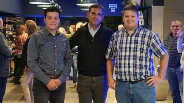 Gonzalo Maldonado, Fabián Rodríguez y Federico Gastaldi, socios de Don Chacho. 