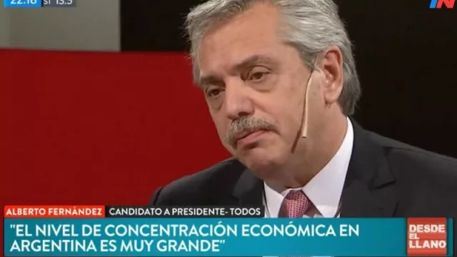 El "presidente" Alberto cargó contra Bimbo, La Serenísima y Quilmes (nada dijo de Techint y el cartel del cemento)