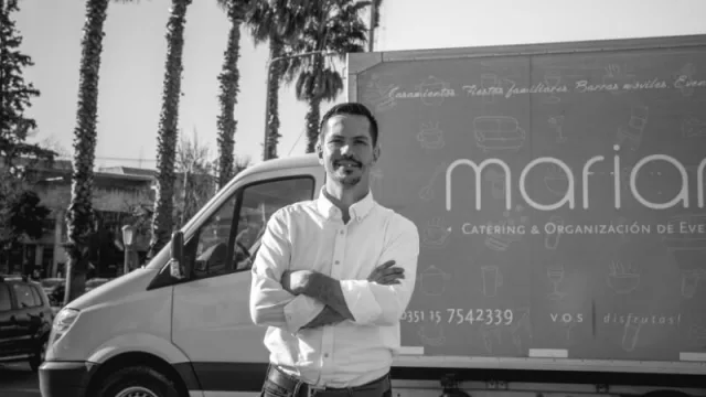 Matías Mariani, gerente Comercial de Mariani Catering & Planners (Foto: Virginia Huespe)
