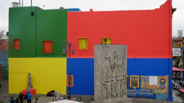 Así quedó Caminito (Museo al Aire Libre) tras la restauración de la Fundación American Express