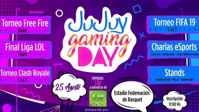 ¡Gaming Day en Jujuy! Charlas profesionales para amantes de los videojuegos