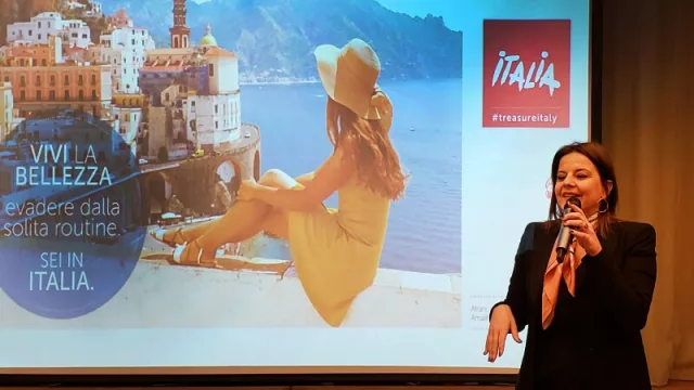 Verónica Morello, responsable de la Agenzia Nazionale del Turismo en el país.
