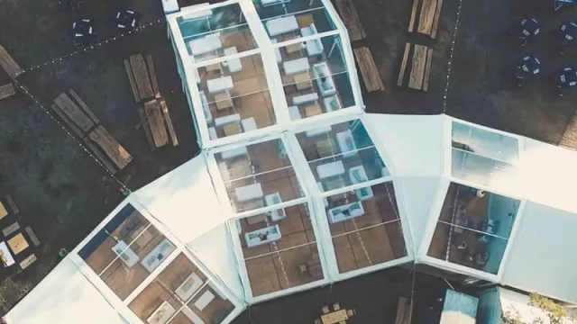 Además de carpas de dos pisos, Freguglia ahora ofrece carpas con vista al cielo (una pyme cordobesa que invierte)