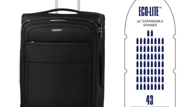 Samsonite Eco-lite: la innovadora línea de equipaje fabricada 100% con botellas de plástico recicladas