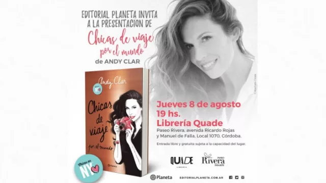 Andy Clar llega a Córdoba a presentar su último libro