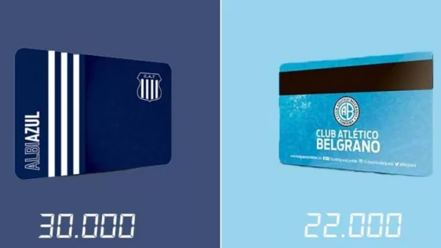 Talleres supera los 30.000 socios y Belgrano araña los 23.000 (los celestes sumaron a DirecTV)