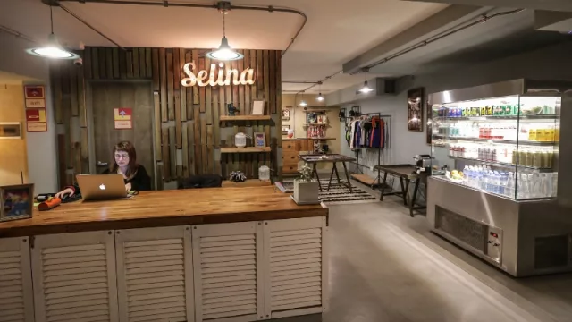 La recepción. Foto: Álvaro Corral.