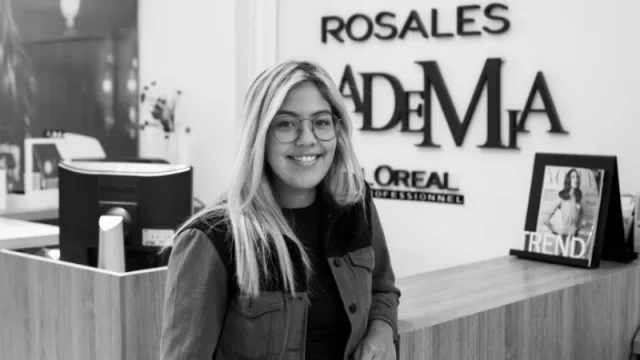 Victoria Rosales, secretaria de Rosales Academia (Foto: Virginia Huespe)
