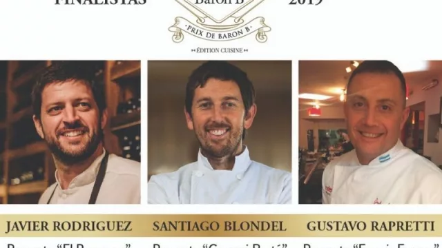 El Prix de Baron B con Javier Rodríguez (“El Papagayo”) y Santiago Blondel (Gapasai Restó) entre los finalistas