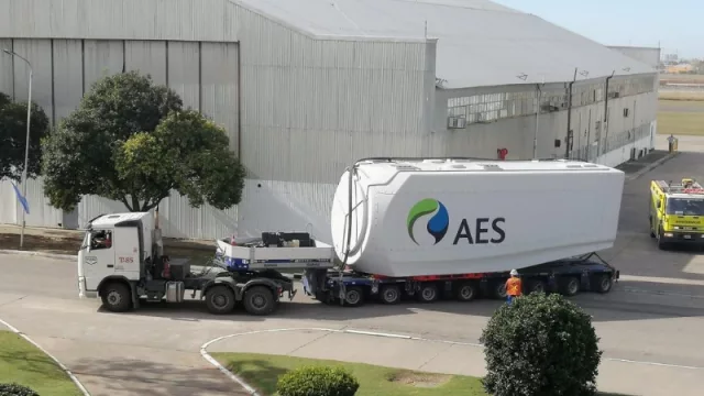 De FAdeA a la patagonia: la primer nacelle ya salió a su destino final, para el montado sobre la torre y la puesta de sus palas.