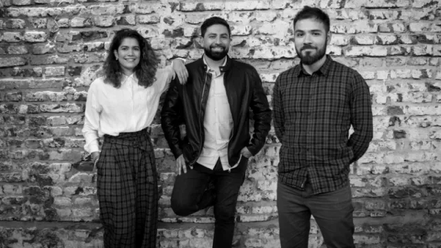 Los hermanos Mezza al frente de Gamba. (Foto: Virginia Huespe)