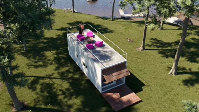 Así será Hüga, la primera casa “transportable” que te instalan en un día.