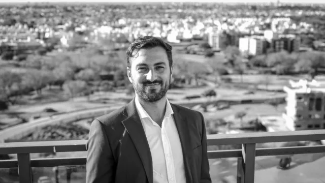 Hernán Garay, gerente de obras de loteos 2 (Foto: Álvaro Corral).