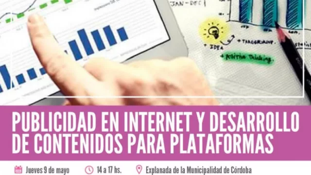 Este jueves aprendé sobre “Publicidad en Internet y Desarrollo de contenidos para plataformas”