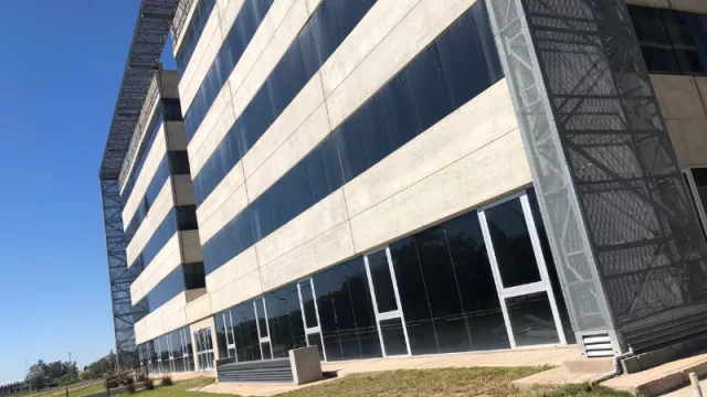 La torre de Rode, recientemente inaugurada y en funcionamiento.