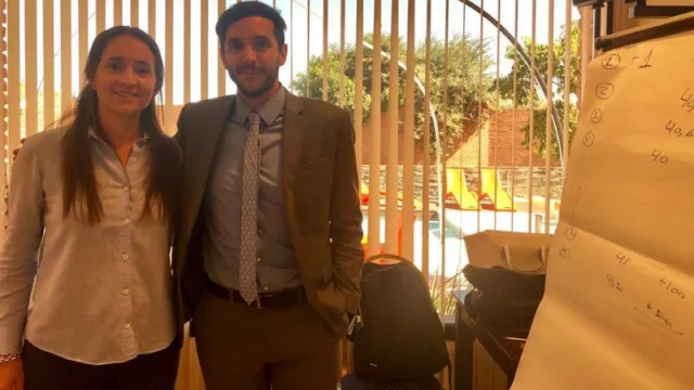 Amalia Loubiere (asesora financiera) y Maximiliano Bagilet (portfolio manager), ambos de TSA Bursátil, expertos en dólar futuro.