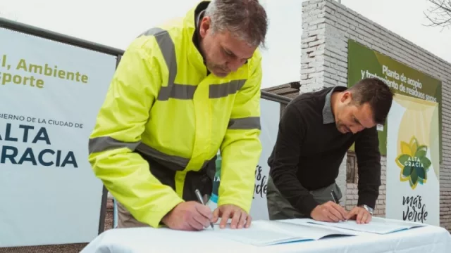 Quedó inaugurada la planta de acopio y tratamiento de residuos secos (otra apuesta a la economía circular)