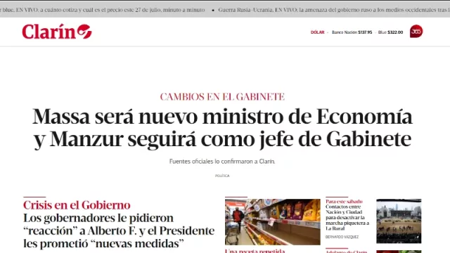 Será, dijo Clarín y luego ajustó el verbo y puso "sería".