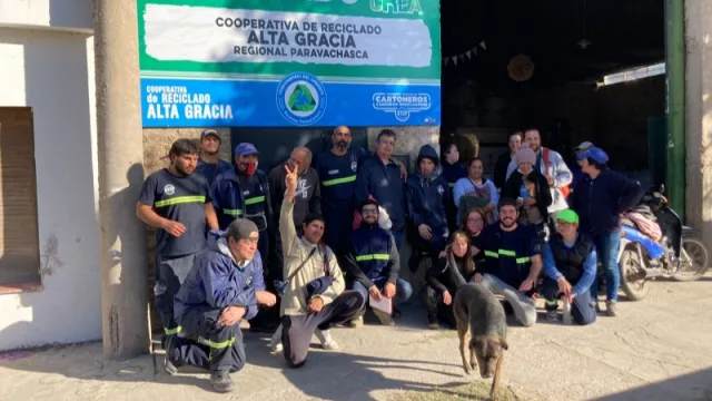 CREA, una cooperativa con un anclaje estratégico para reciclar materiales en toda la región de Alta Gracia
