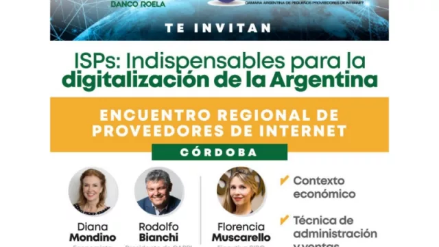 Save the date: nuevo encuentro regional de Pequeños Proveedores de Internet en Córdoba (en la Bolsa de Comercio)
