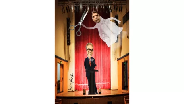 Triunfo y asunción perfectos, en contexto que remite al 2001