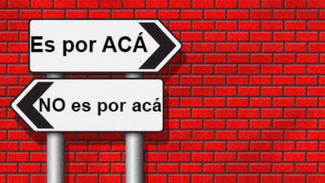 Para el 60% de los InfoNautas, no es por acá...