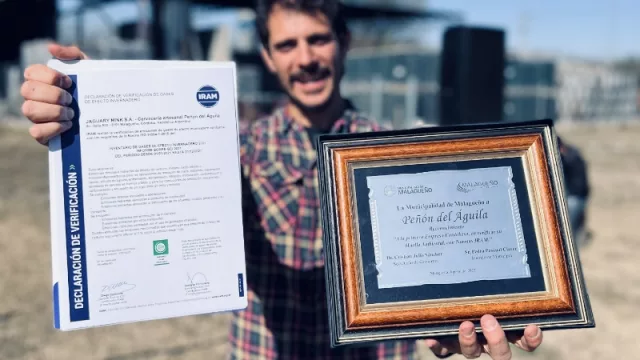 Peñón del Águila se convierte en la primera empresa cordobesa en recibir la certificación IRAM para medir su huella (el objetivo es ser carbono neutro en 2035)