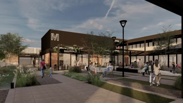 Así será el primer paseo comercial de Bell Ville: 10.000 m2 con 2.300 m2 cubiertos, más de 15 locales comerciales, oficinas y coworking