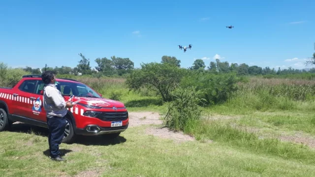 La Municipalidad realizó pruebas con drones para seguridad ciudadana