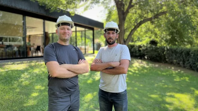 Maximiliano Pallotto (CEO) y Jorge Venzon (CTO) de Vivienda Verde.