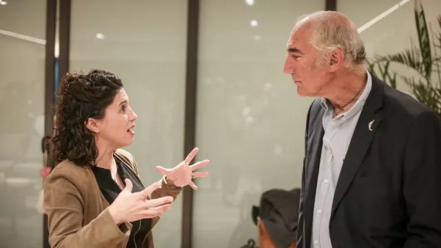 Rocío Meana de Hábika y Sergio Roggio de Peñón del Águila (Foto: Álvaro Corral).