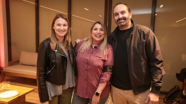 Parte del equipo de Innfinito by Grido (Foto: Álvaro Corral).