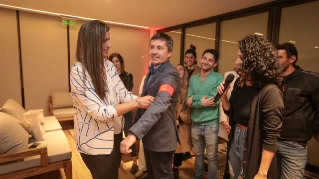 Iñigo Biain, el capitán de InfoNegocios, previo a su partida a España  (Foto: Álvaro Corral).