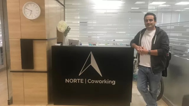 Pedro Sonzini, "host" de Norte Coworking.