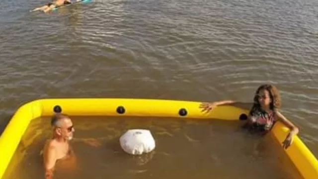 ¿Te gusta pasear en lancha? Sumá una piscina apta para lagos y ríos (entra en una mochila)