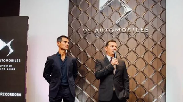 Pablo e Hilario Quijada, en la inauguración de su última joyita: el DS Store modelo de la marca en la región.