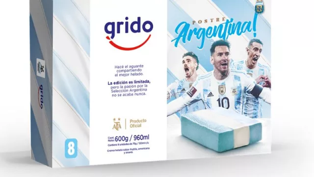 Hablando de camisetas y figuritas agotadas… Grido presenta el Postre del Mundial (con la compra sorteos imperdibles)