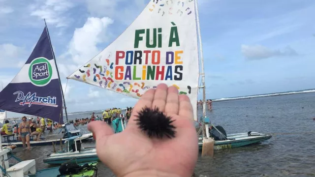 Ir a las piscinas naturales en jangadas (¡cuidado con los erizos!)