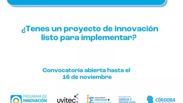 Nuevo voucher para implementar procesos de innovación abierta (de la Agencia Córdoba Innovar y Emprender): hasta $ 10 millones