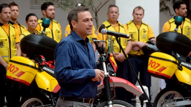 Motoambulancias: “Vamos a llegar antes para salvar vidas sin importar el flujo vehicular”, dijo Mestre