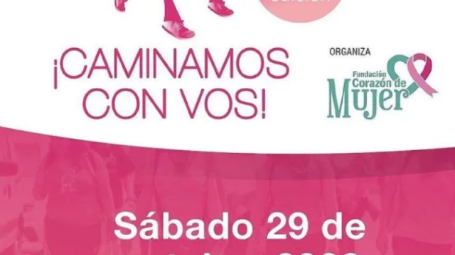 Octubre se tiñe de rosa: la Fundación Corazón de Mujer renueva su compromiso y prepara su tradicional caminata para este 2022