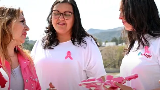 Indusplast Piscinas se transforma: del celeste al rosa (el objetivo es recaudar $ 5 millones)