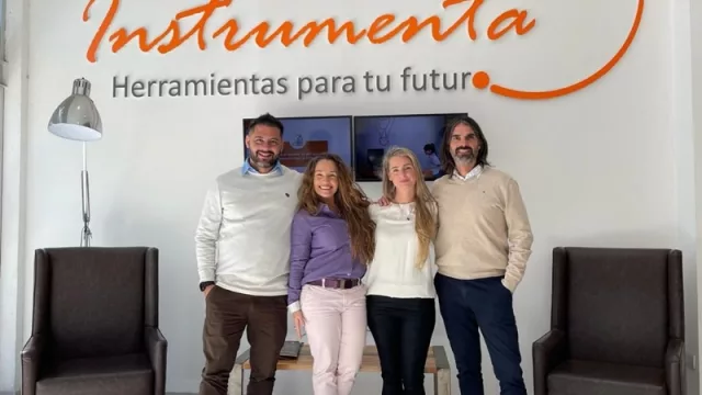 En foto: Javier Pérez, Marcia Schell, Antonella Fornero, Mariano Crovella.