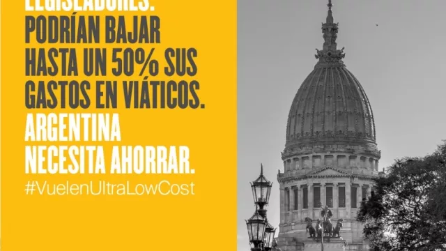 Flybondi y su propuesta a los legisladores: los invitan a viajar low cost para reducir el gasto público